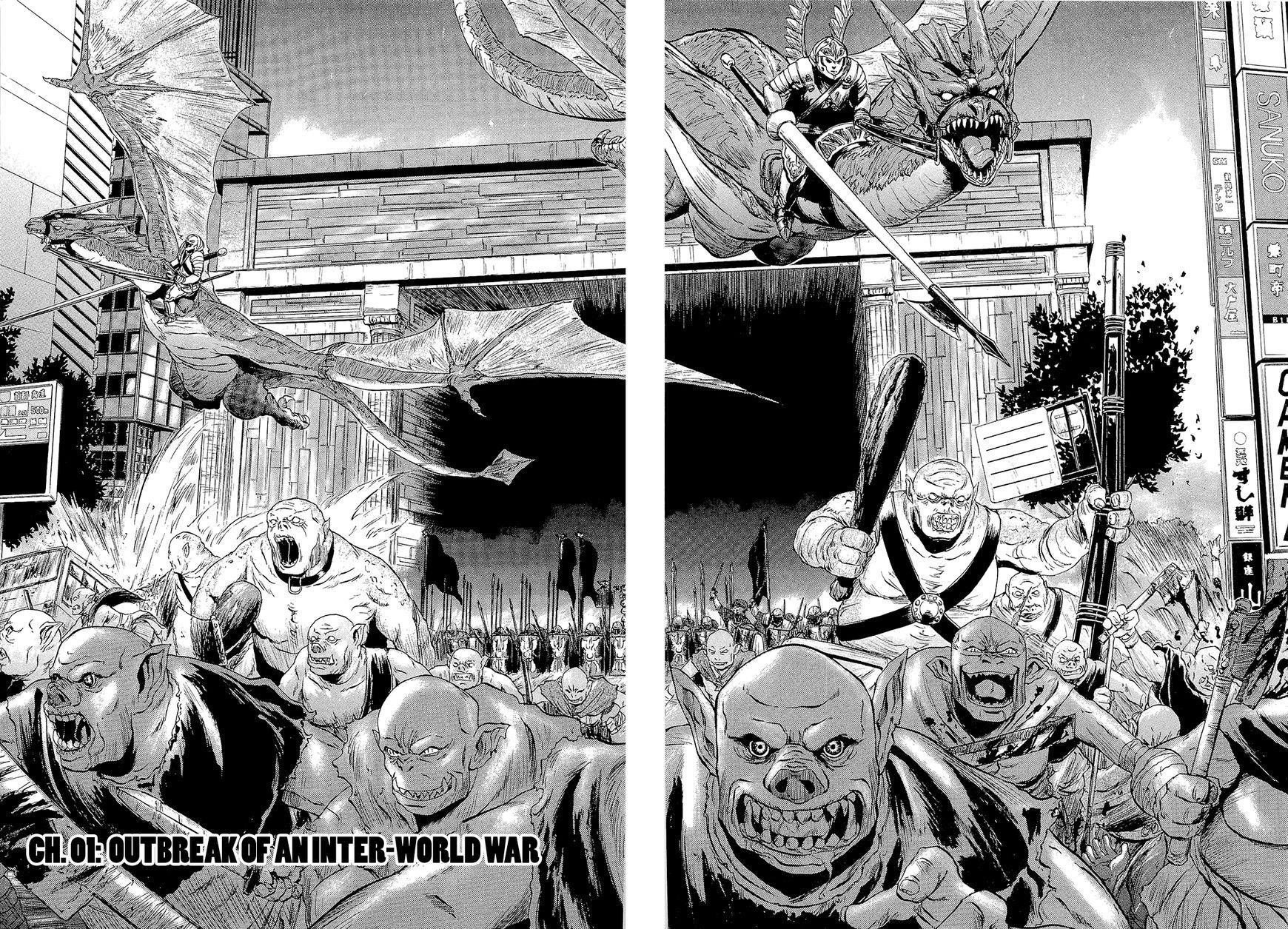 Gate – Jietai Kare No Chi Nite, Kaku Tatakeri Chapter 1.1 - Page 9 in English