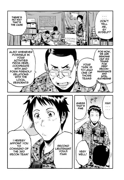 Gate – Jietai Kare No Chi Nite, Kaku Tatakeri Chapter 1 - Page 23 in English