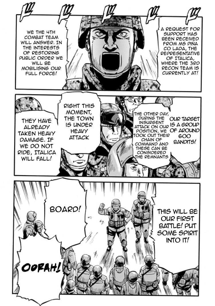 Gate – Jietai Kare No Chi Nite, Kaku Tatakeri Chapter 10 - Page 21 in English