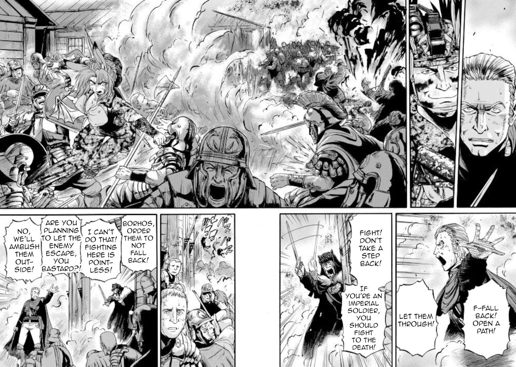 Gate – Jietai Kare No Chi Nite, Kaku Tatakeri Chapter 100 - Page 12 in English