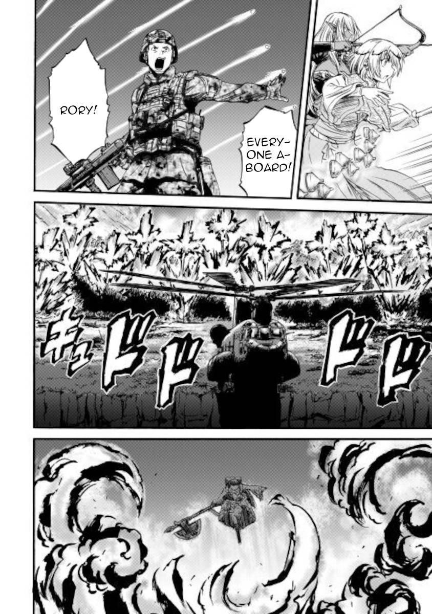 Gate – Jietai Kare No Chi Nite, Kaku Tatakeri Chapter 101.2 - Page 9 in English