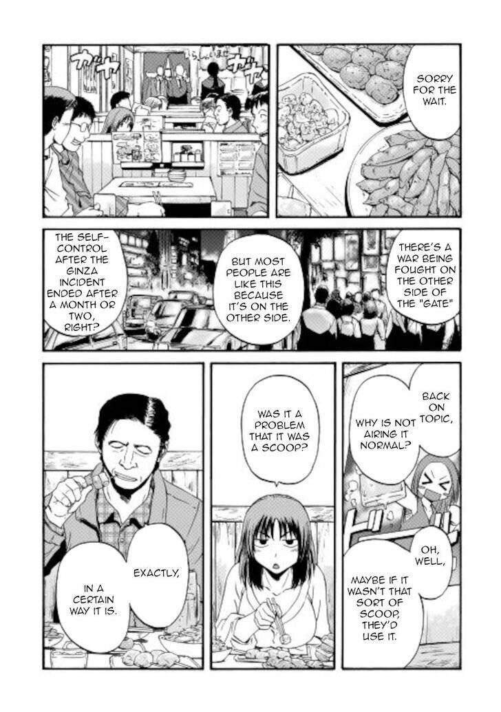 Gate – Jietai Kare No Chi Nite, Kaku Tatakeri Chapter 103 - Page 17 in English