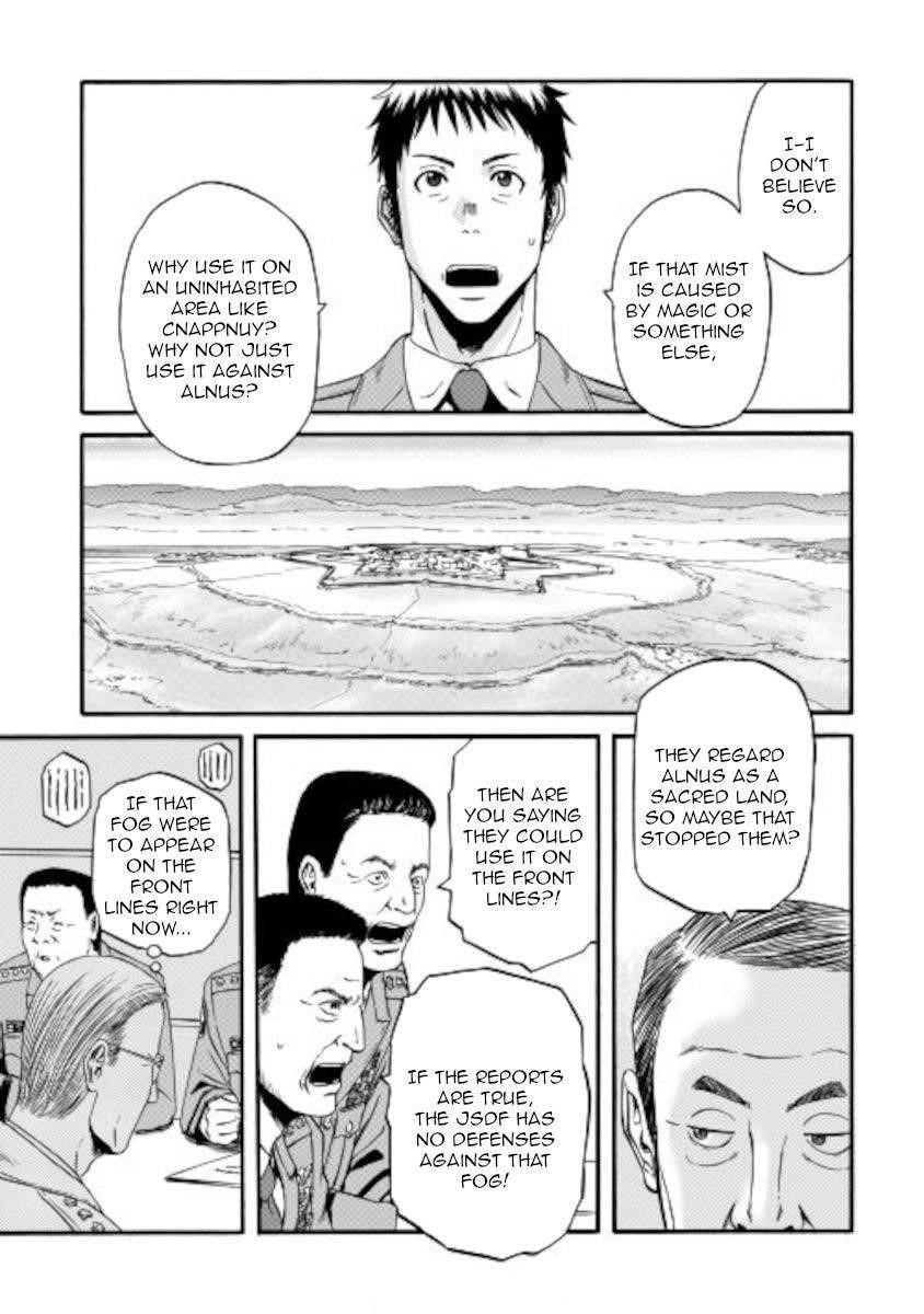 Gate – Jietai Kare No Chi Nite, Kaku Tatakeri Chapter 104 - Page 21 in English