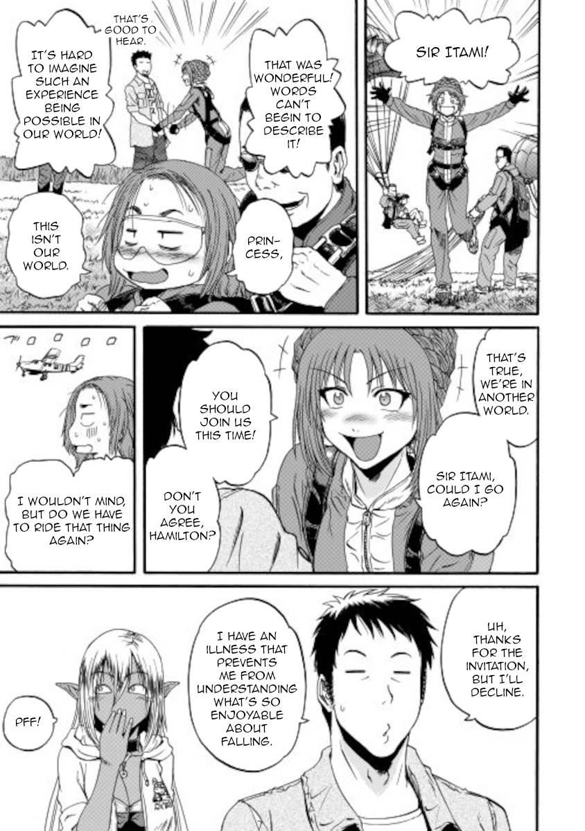 Gate – Jietai Kare No Chi Nite, Kaku Tatakeri Chapter 105 - Page 9 in English