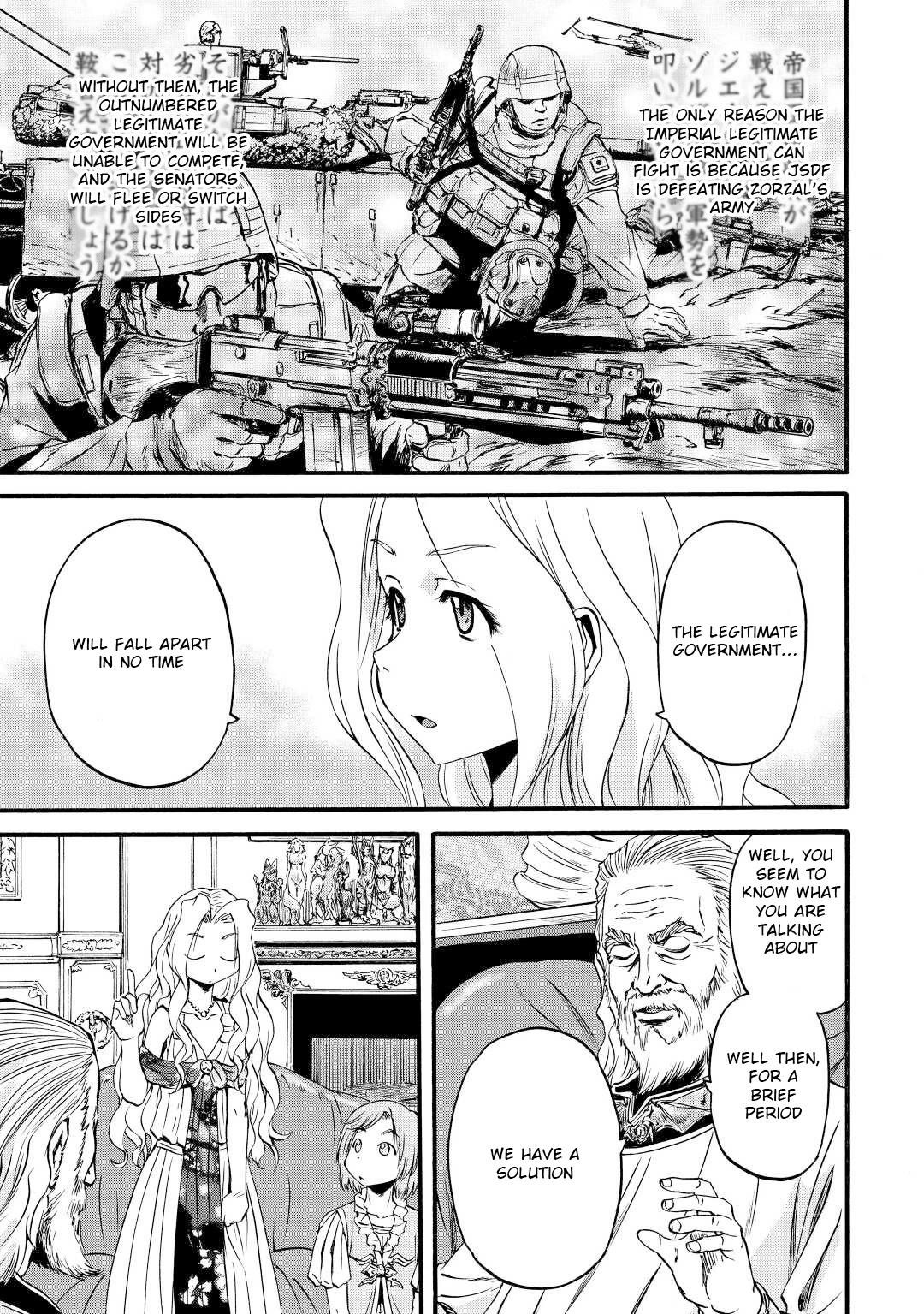 Gate – Jietai Kare No Chi Nite, Kaku Tatakeri Chapter 106 - Page 29 in English