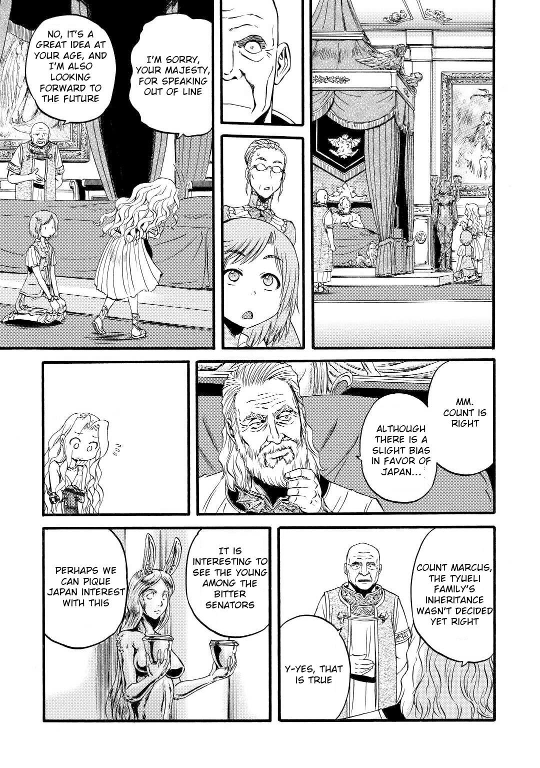 Gate – Jietai Kare No Chi Nite, Kaku Tatakeri Chapter 106 - Page 33 in English