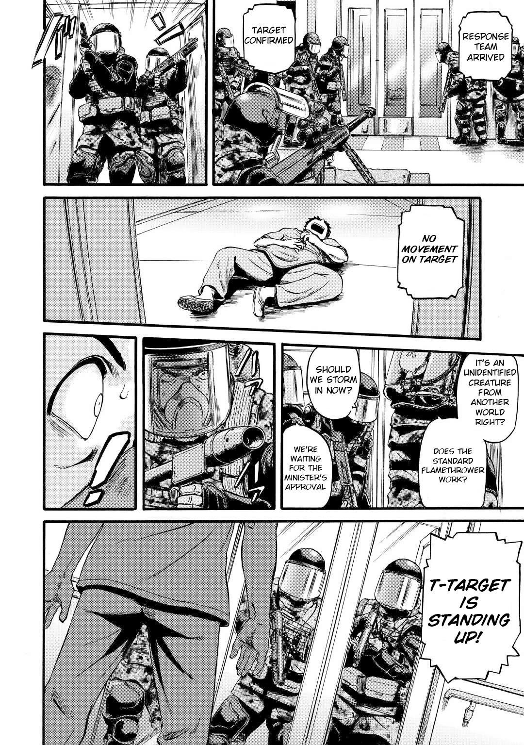 Gate – Jietai Kare No Chi Nite, Kaku Tatakeri Chapter 107 - Page 18 in English
