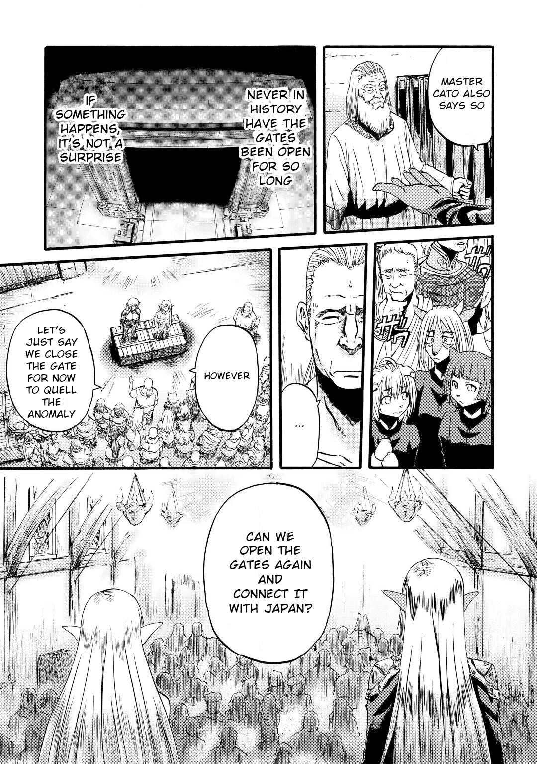 Gate – Jietai Kare No Chi Nite, Kaku Tatakeri Chapter 107 - Page 7 in English