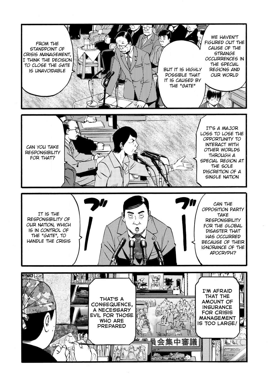 Gate – Jietai Kare No Chi Nite, Kaku Tatakeri Chapter 109 - Page 10 in English