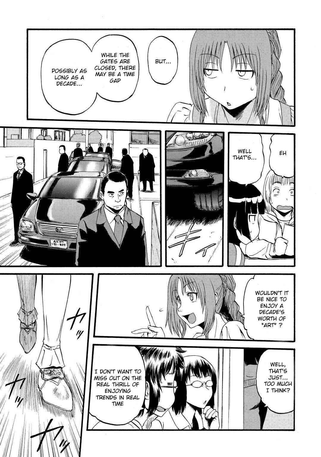 Gate – Jietai Kare No Chi Nite, Kaku Tatakeri Chapter 110 - Page 25 in English