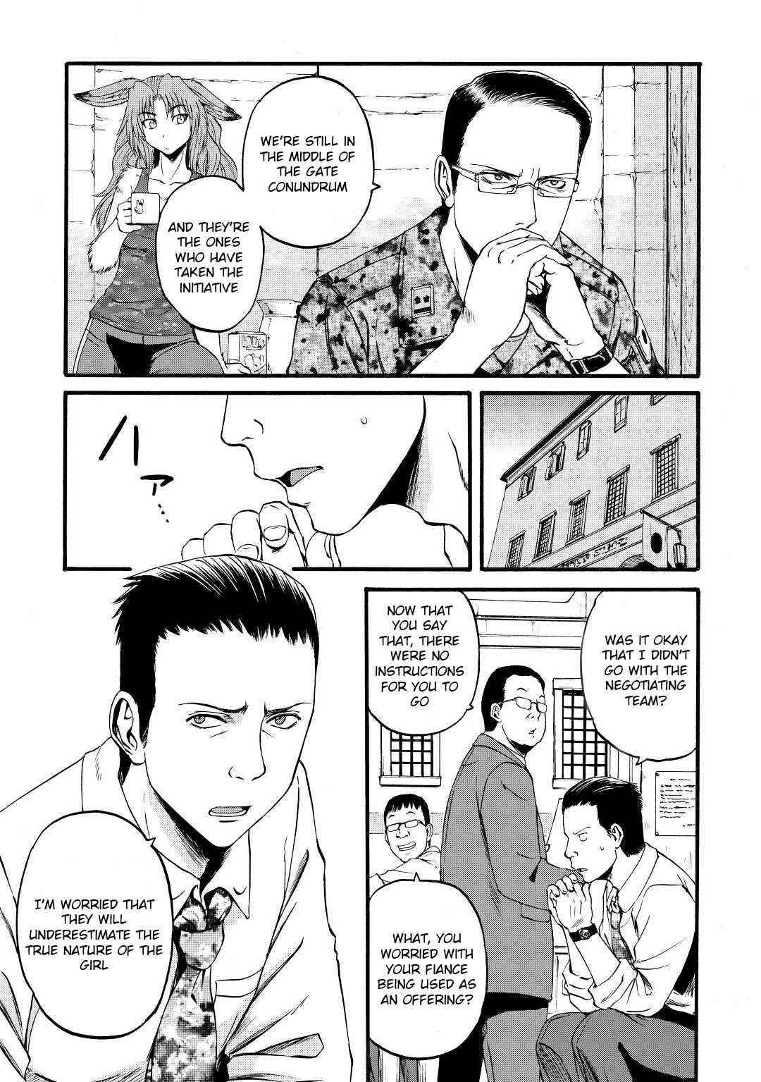 Gate – Jietai Kare No Chi Nite, Kaku Tatakeri Chapter 110 - Page 5 in English