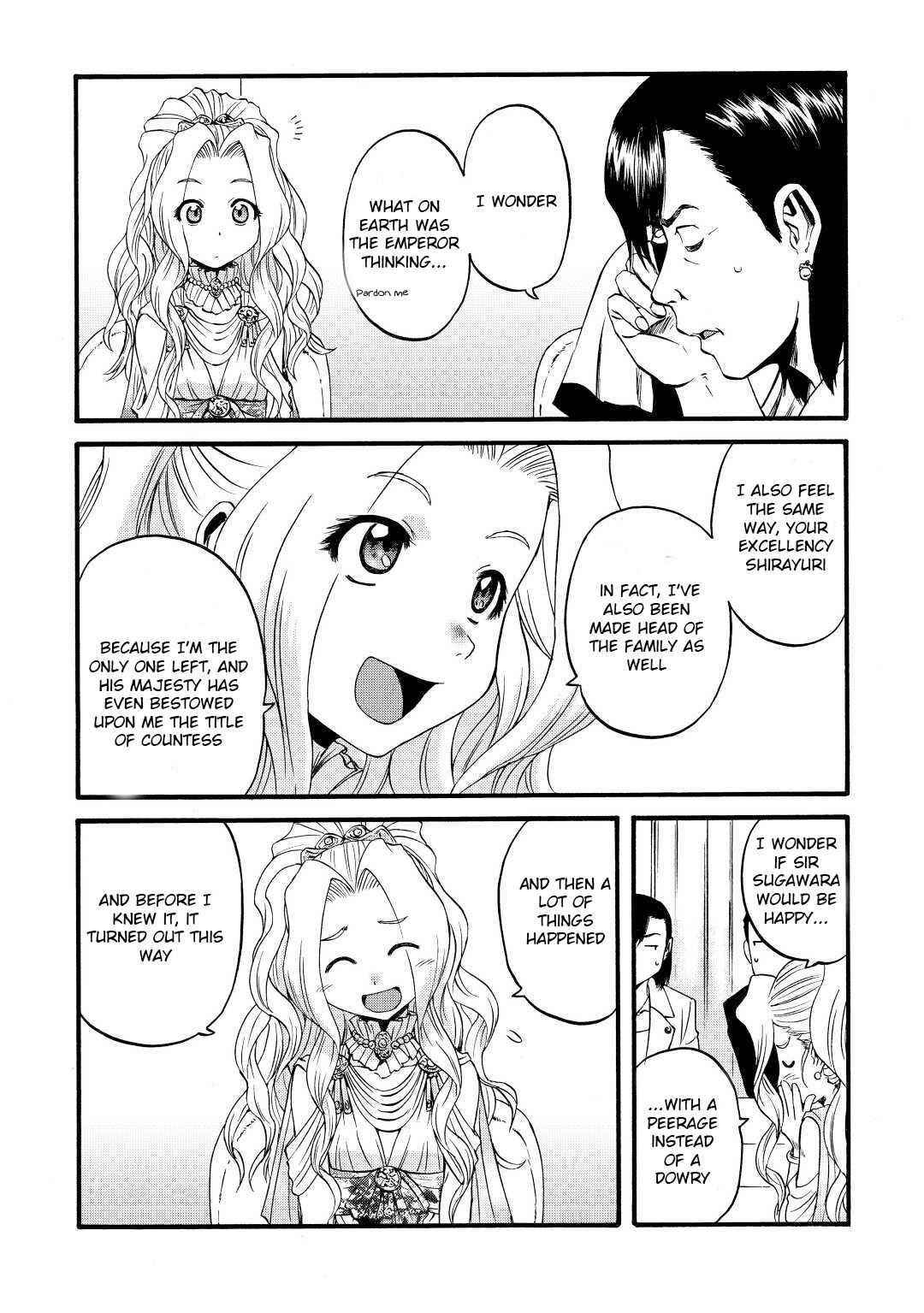 Gate – Jietai Kare No Chi Nite, Kaku Tatakeri Chapter 110 - Page 7 in English