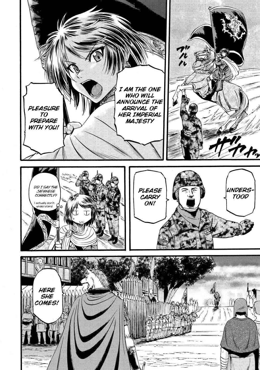 Gate – Jietai Kare No Chi Nite, Kaku Tatakeri Chapter 111 - Page 18 in English