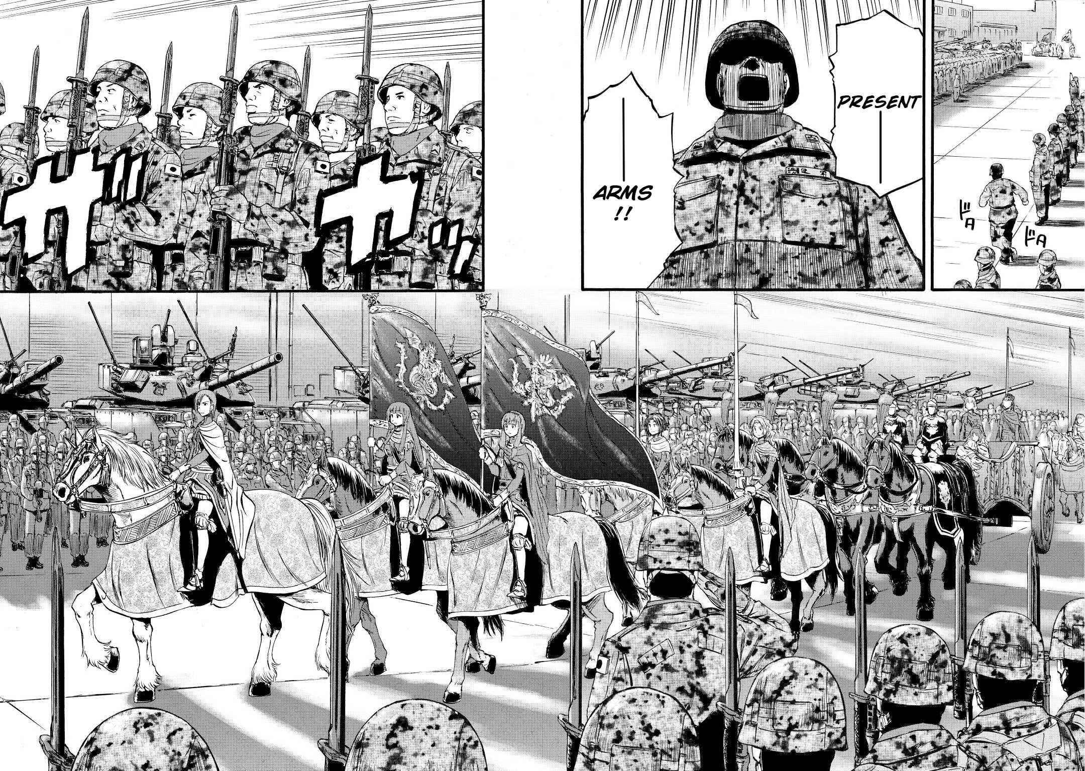 Gate – Jietai Kare No Chi Nite, Kaku Tatakeri Chapter 111 - Page 34 in English