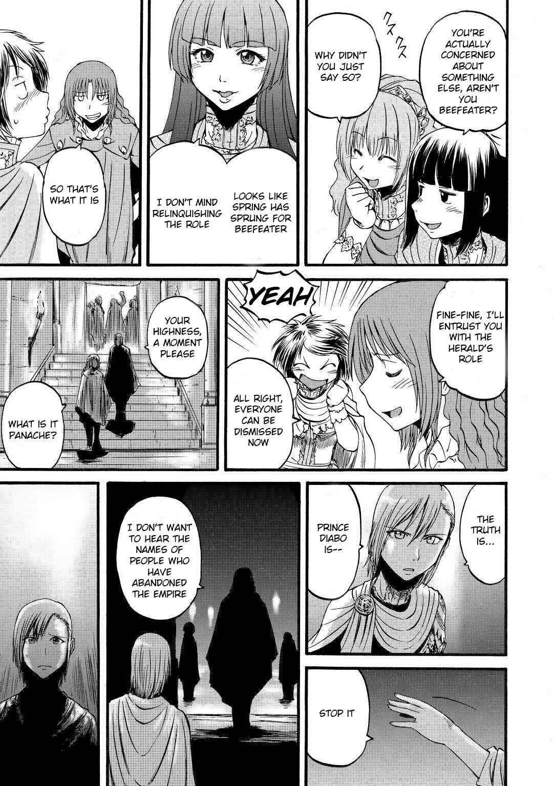 Gate – Jietai Kare No Chi Nite, Kaku Tatakeri Chapter 111 - Page 9 in English