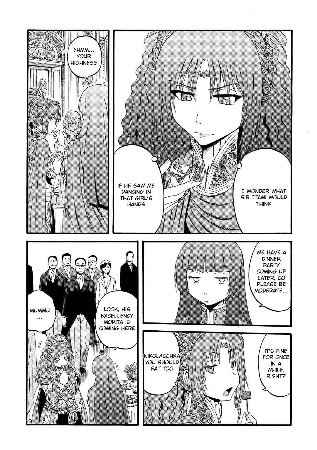 Gate – Jietai Kare No Chi Nite, Kaku Tatakeri Chapter 112 - Page 12 in English