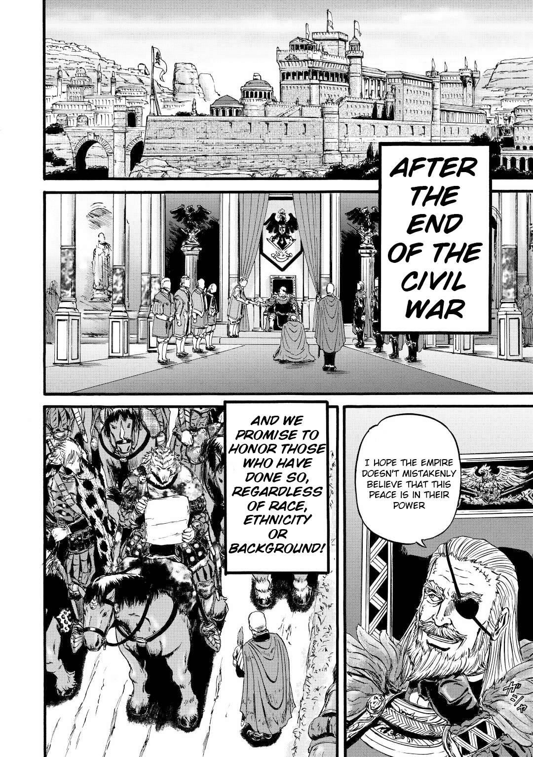 Gate – Jietai Kare No Chi Nite, Kaku Tatakeri Chapter 112 - Page 28 in English