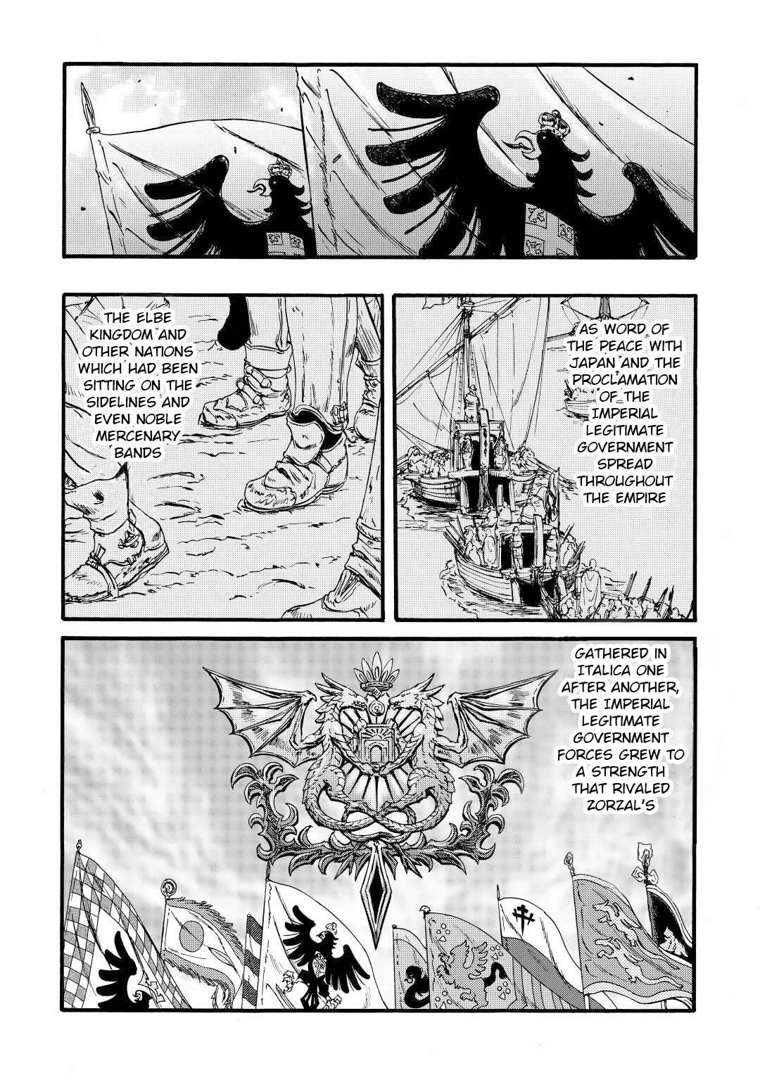 Gate – Jietai Kare No Chi Nite, Kaku Tatakeri Chapter 112 - Page 30 in English