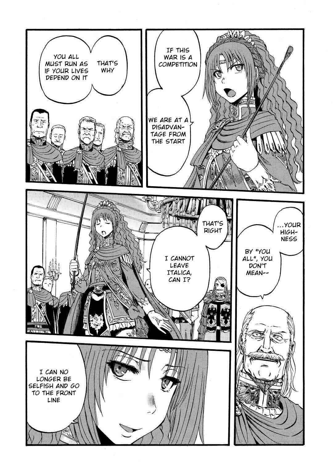 Gate – Jietai Kare No Chi Nite, Kaku Tatakeri Chapter 113 - Page 12 in English