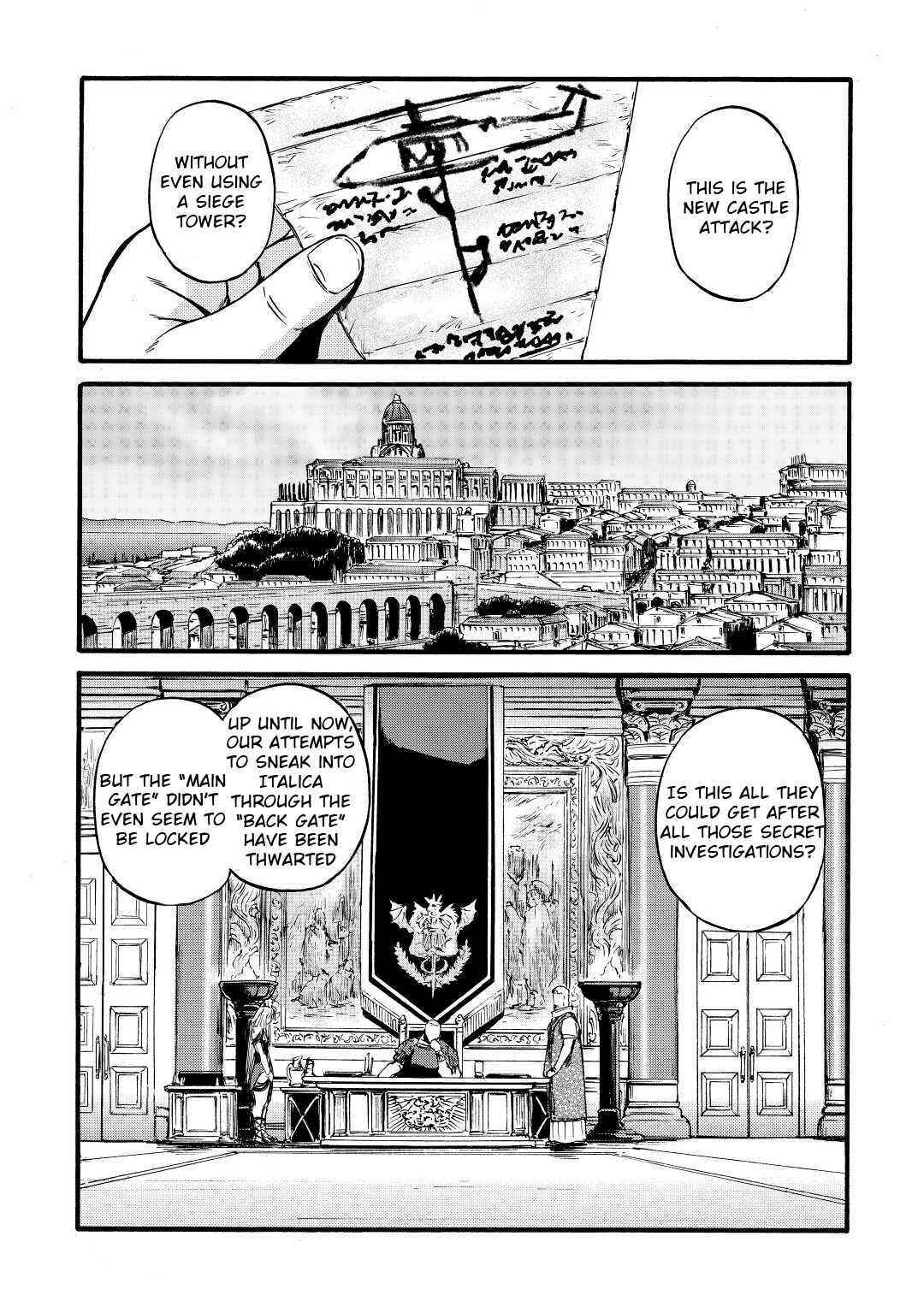 Gate – Jietai Kare No Chi Nite, Kaku Tatakeri Chapter 113 - Page 17 in English