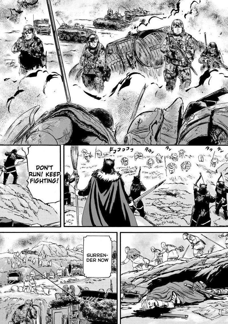 Gate – Jietai Kare No Chi Nite, Kaku Tatakeri Chapter 115 - Page 36 in English