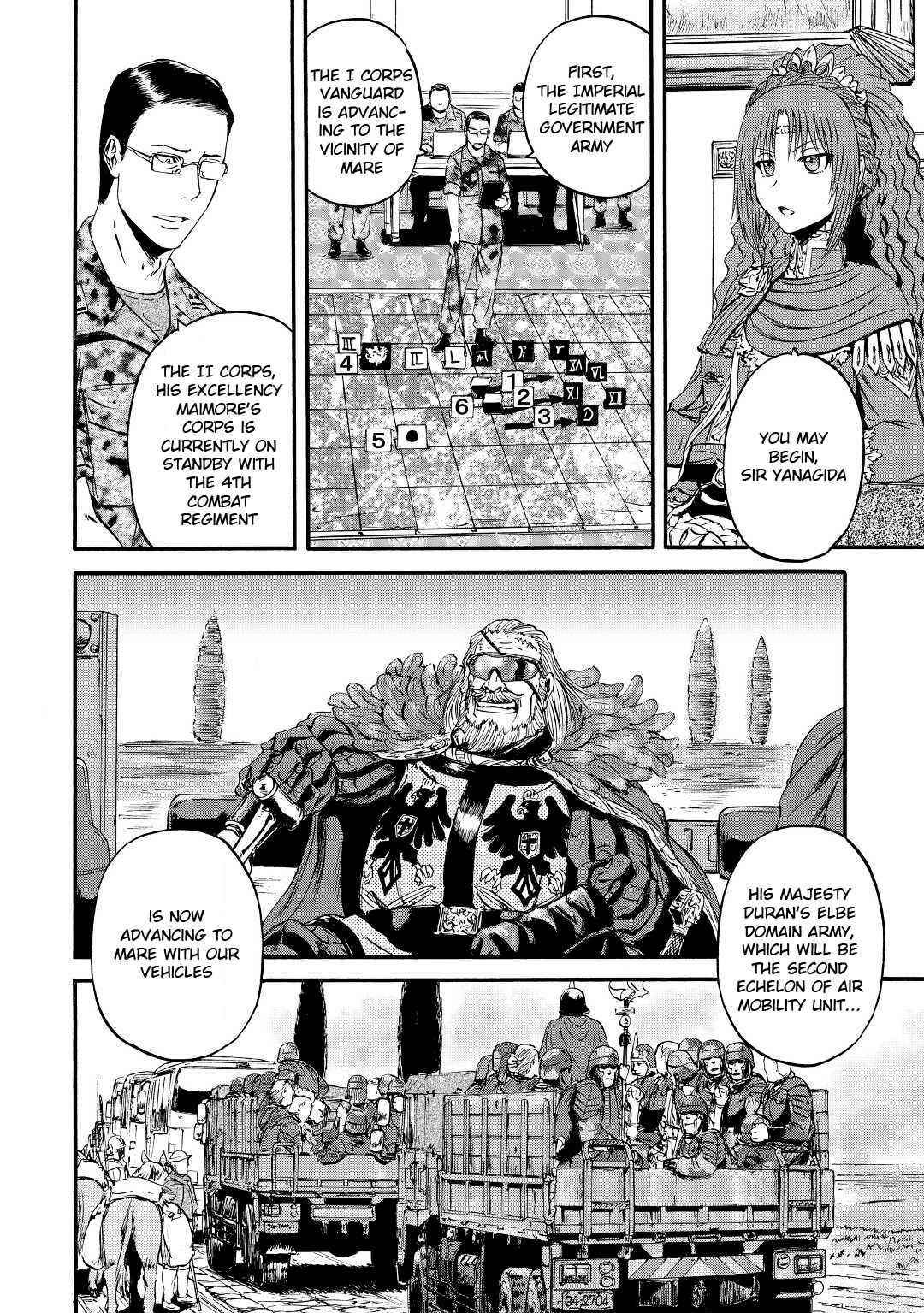 Gate – Jietai Kare No Chi Nite, Kaku Tatakeri Chapter 116 - Page 14 in English