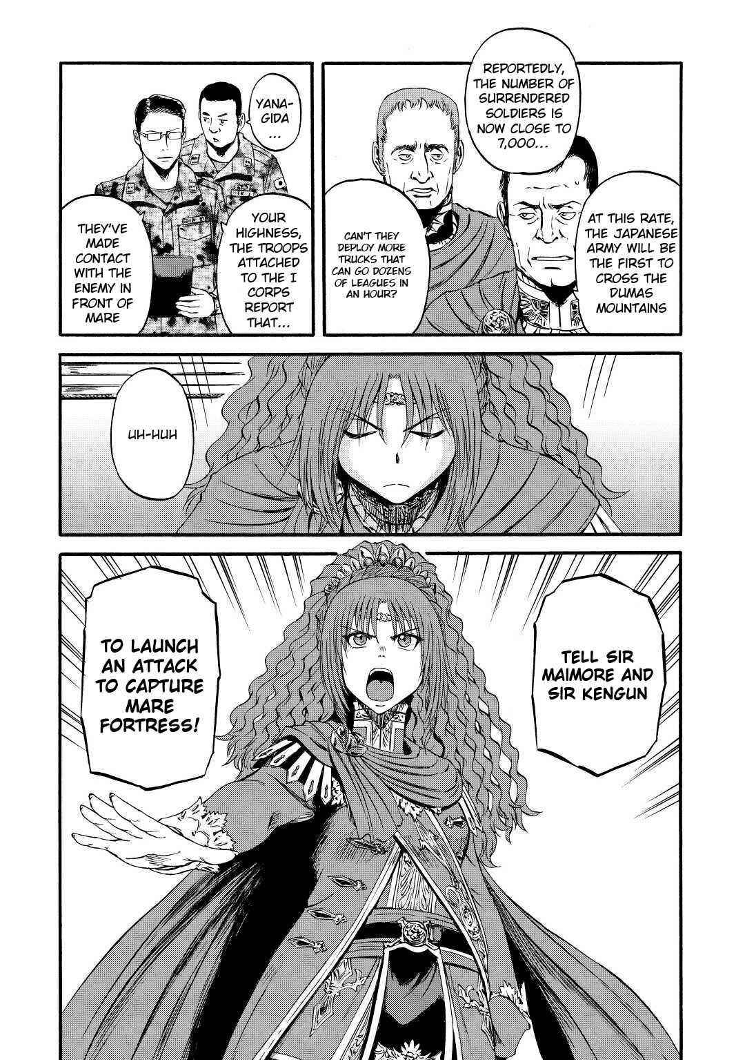 Gate – Jietai Kare No Chi Nite, Kaku Tatakeri Chapter 116 - Page 16 in English