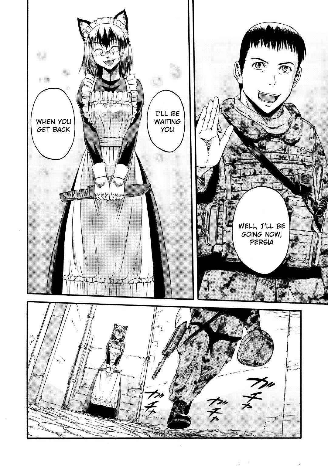 Gate – Jietai Kare No Chi Nite, Kaku Tatakeri Chapter 116 - Page 22 in English