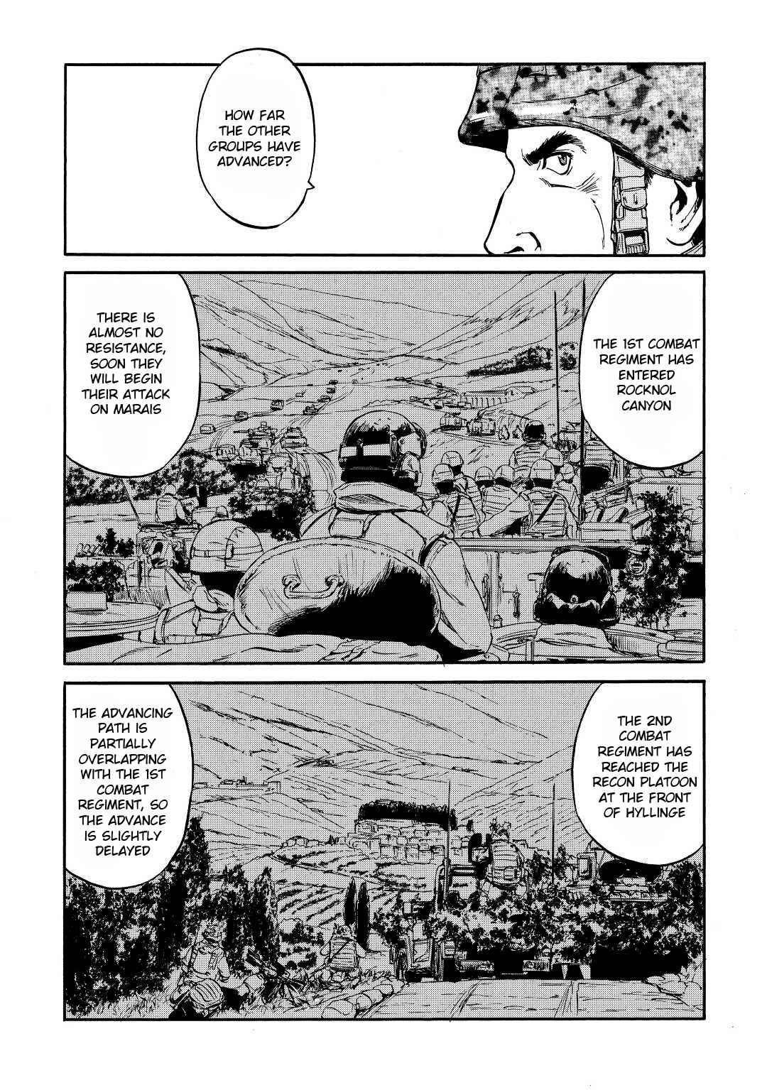 Gate – Jietai Kare No Chi Nite, Kaku Tatakeri Chapter 117 - Page 15 in English