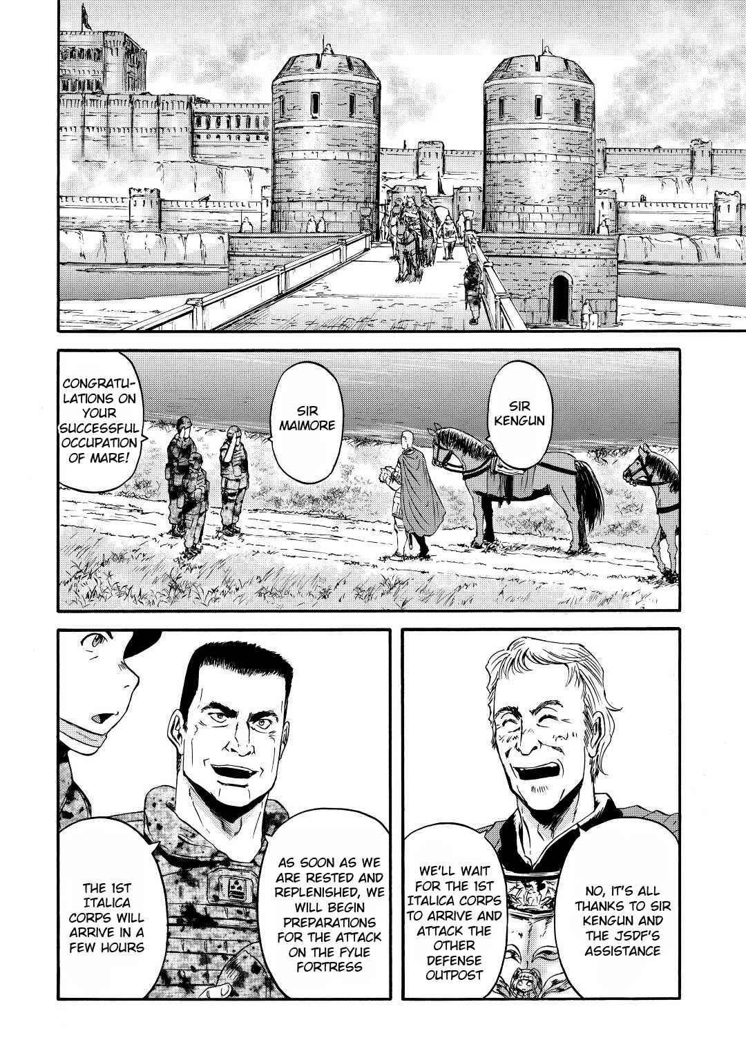 Gate – Jietai Kare No Chi Nite, Kaku Tatakeri Chapter 117 - Page 18 in English