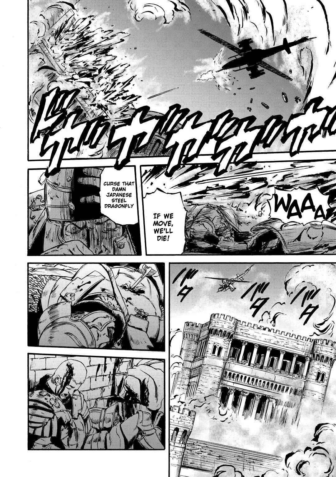 Gate – Jietai Kare No Chi Nite, Kaku Tatakeri Chapter 117 - Page 4 in English