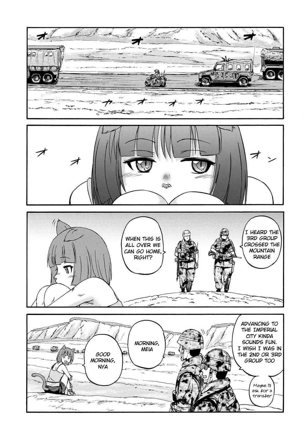 Gate – Jietai Kare No Chi Nite, Kaku Tatakeri Chapter 118 - Page 3 in English