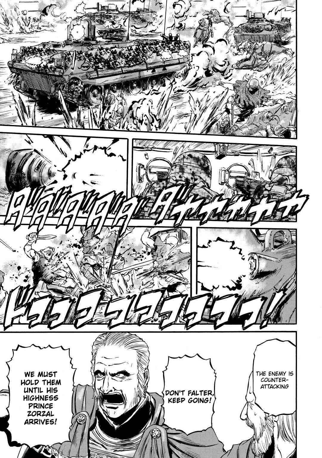 Gate – Jietai Kare No Chi Nite, Kaku Tatakeri Chapter 119 - Page 28 in English