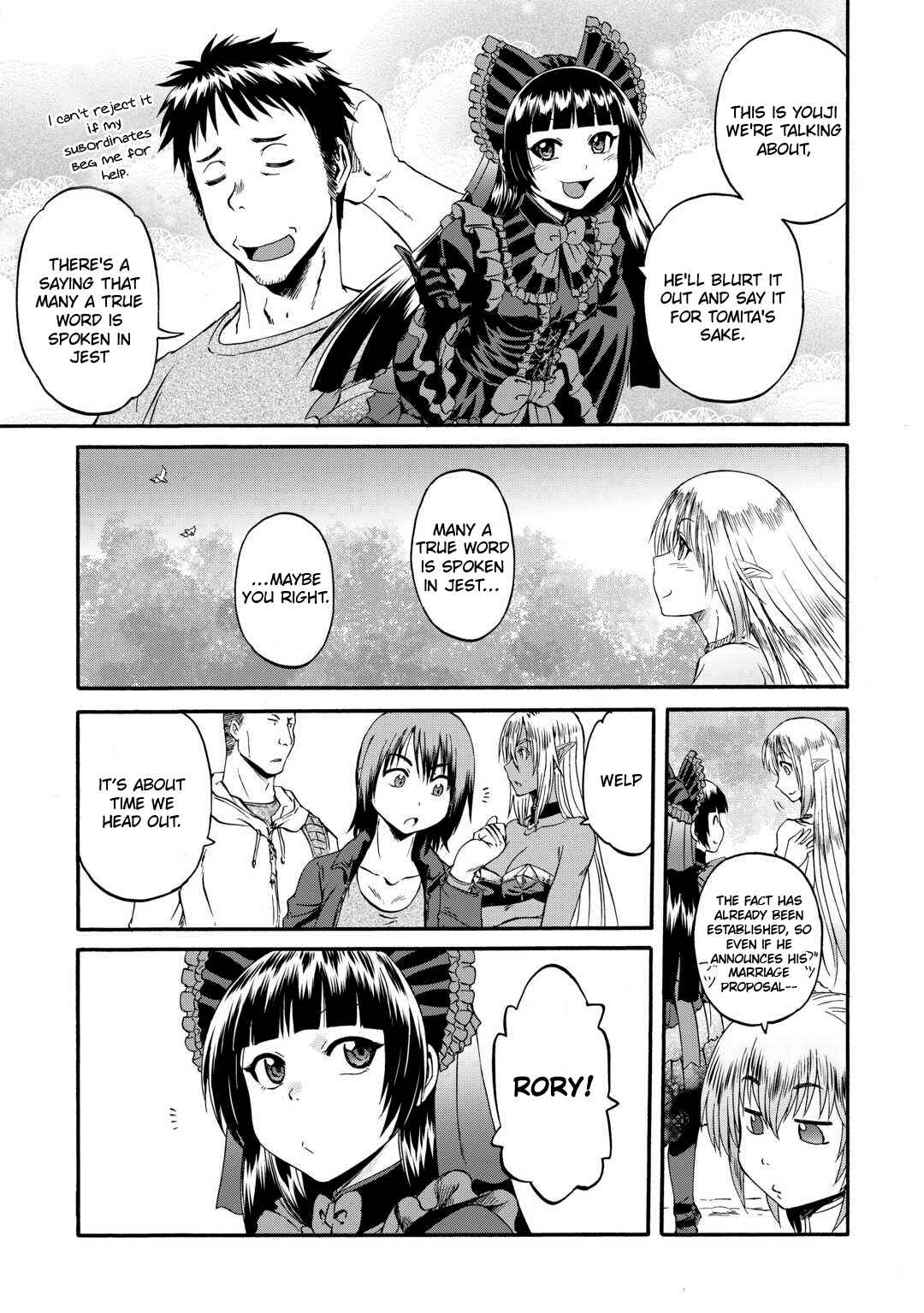 Gate – Jietai Kare No Chi Nite, Kaku Tatakeri Chapter 123 - Page 25 in English