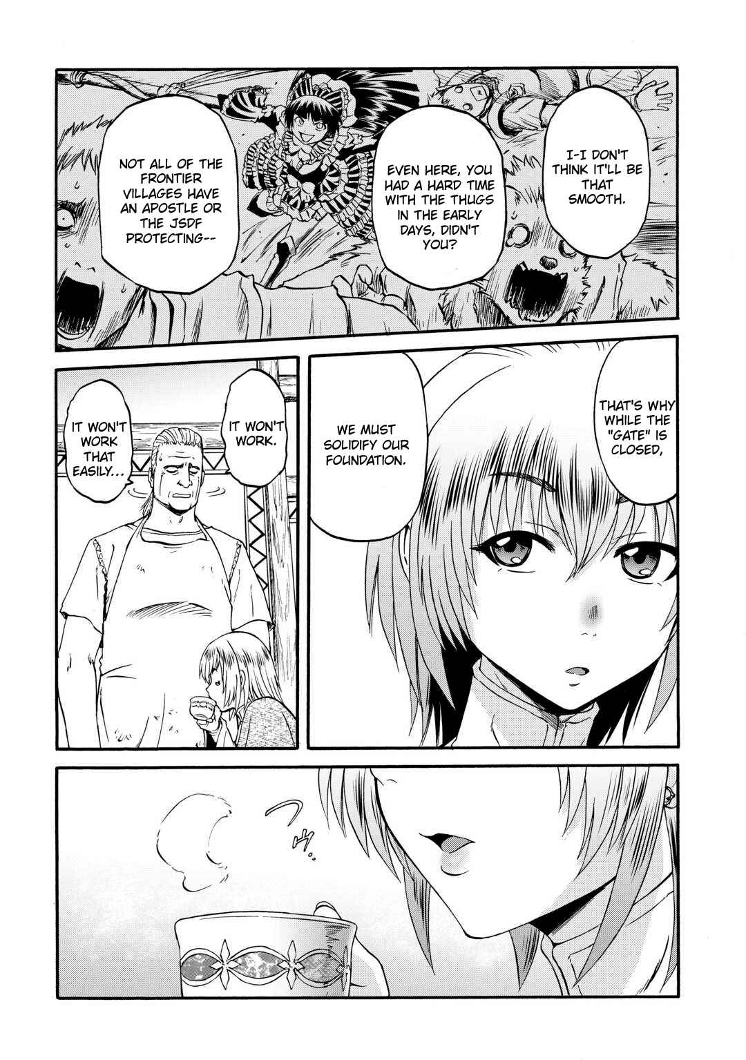 Gate – Jietai Kare No Chi Nite, Kaku Tatakeri Chapter 123 - Page 32 in English