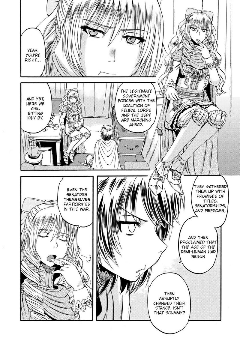 Gate – Jietai Kare No Chi Nite, Kaku Tatakeri Chapter 126 - Page 14 in English