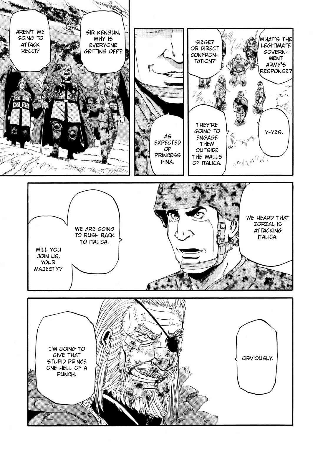 Gate – Jietai Kare No Chi Nite, Kaku Tatakeri Chapter 128 - Page 27 in English