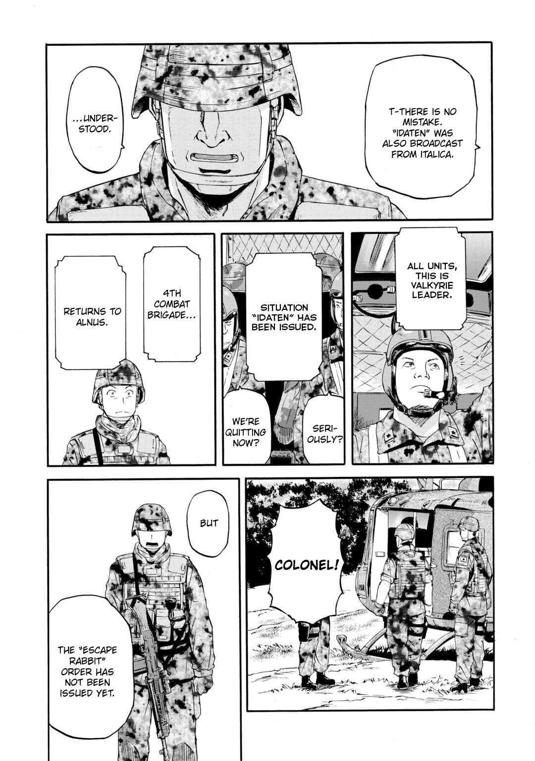Gate – Jietai Kare No Chi Nite, Kaku Tatakeri Chapter 128 - Page 29 in English
