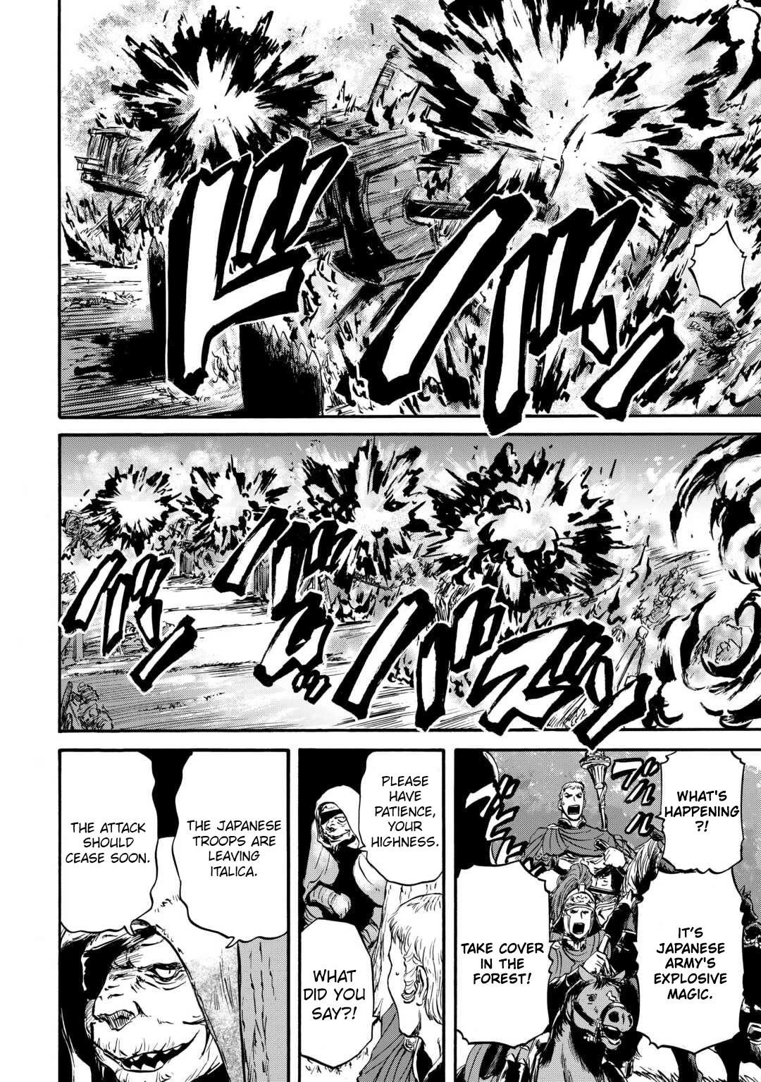 Gate – Jietai Kare No Chi Nite, Kaku Tatakeri Chapter 129 - Page 14 in English