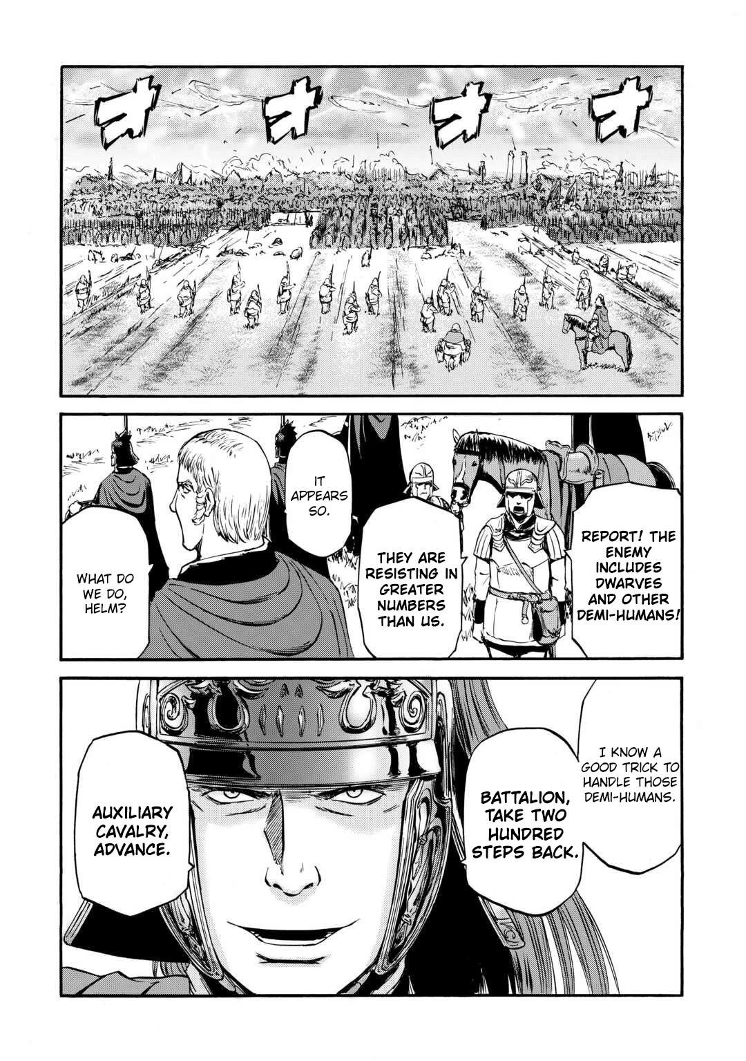 Gate – Jietai Kare No Chi Nite, Kaku Tatakeri Chapter 129 - Page 22 in English