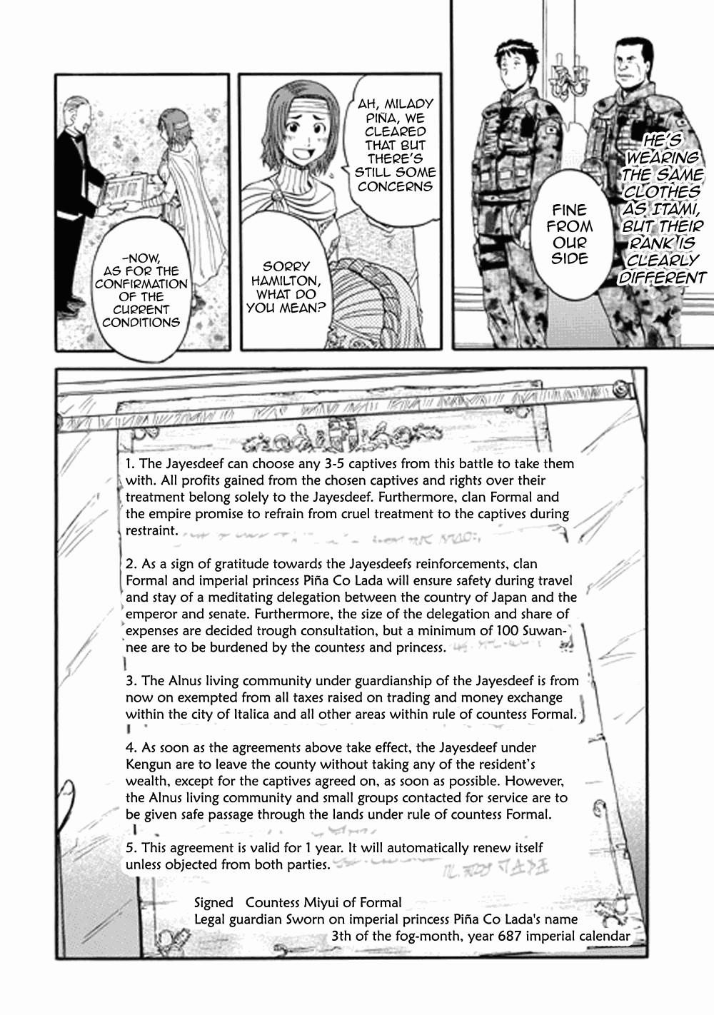 Gate – Jietai Kare No Chi Nite, Kaku Tatakeri Chapter 13 - Page 9 in English