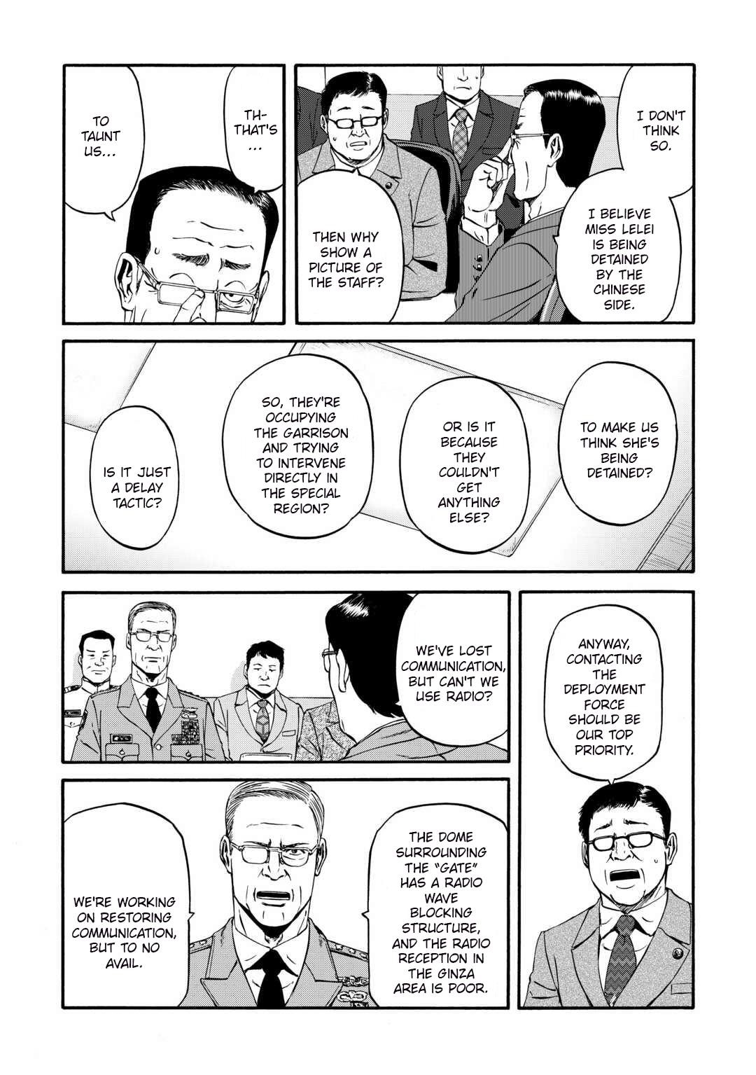 Gate – Jietai Kare No Chi Nite, Kaku Tatakeri Chapter 133 - Page 12 in English