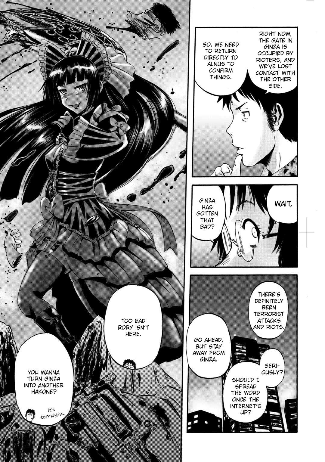 Gate – Jietai Kare No Chi Nite, Kaku Tatakeri Chapter 135 - Page 11 in English