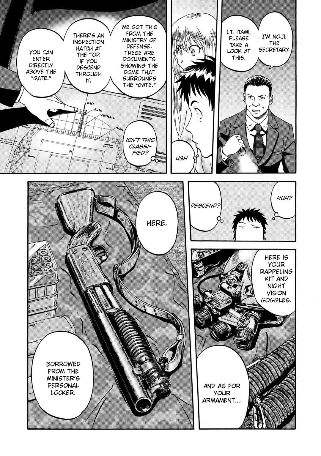 Gate – Jietai Kare No Chi Nite, Kaku Tatakeri Chapter 135 - Page 28 in English