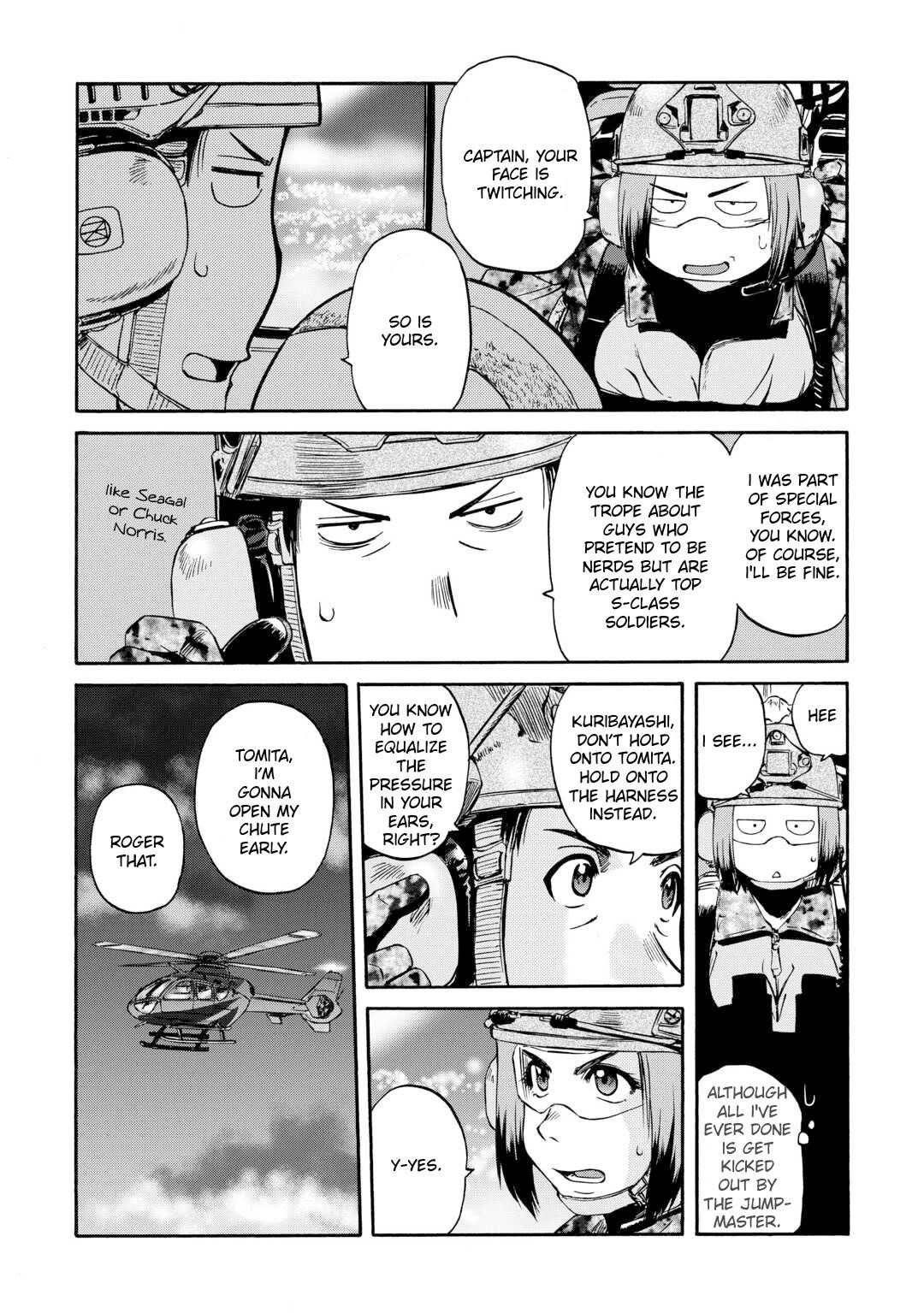 Gate – Jietai Kare No Chi Nite, Kaku Tatakeri Chapter 136 - Page 16 in English