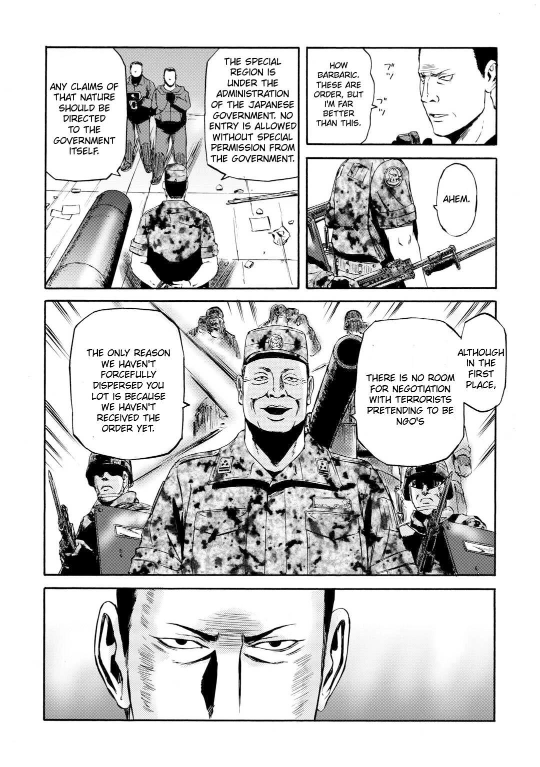 Gate – Jietai Kare No Chi Nite, Kaku Tatakeri Chapter 136 - Page 20 in English