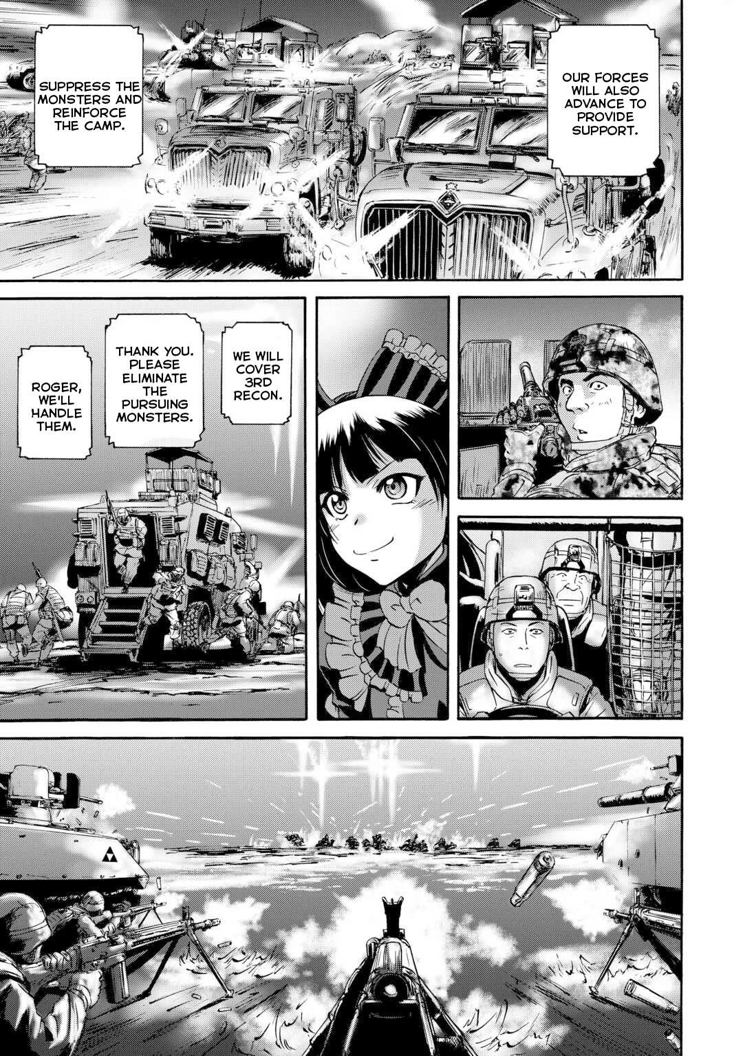Gate – Jietai Kare No Chi Nite, Kaku Tatakeri Chapter 138 - Page 22 in English
