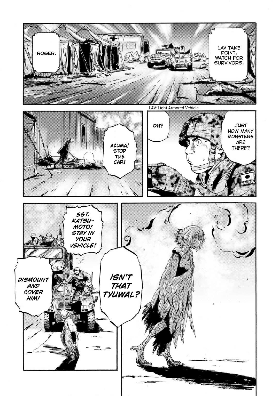 Gate – Jietai Kare No Chi Nite, Kaku Tatakeri Chapter 138 - Page 6 in English