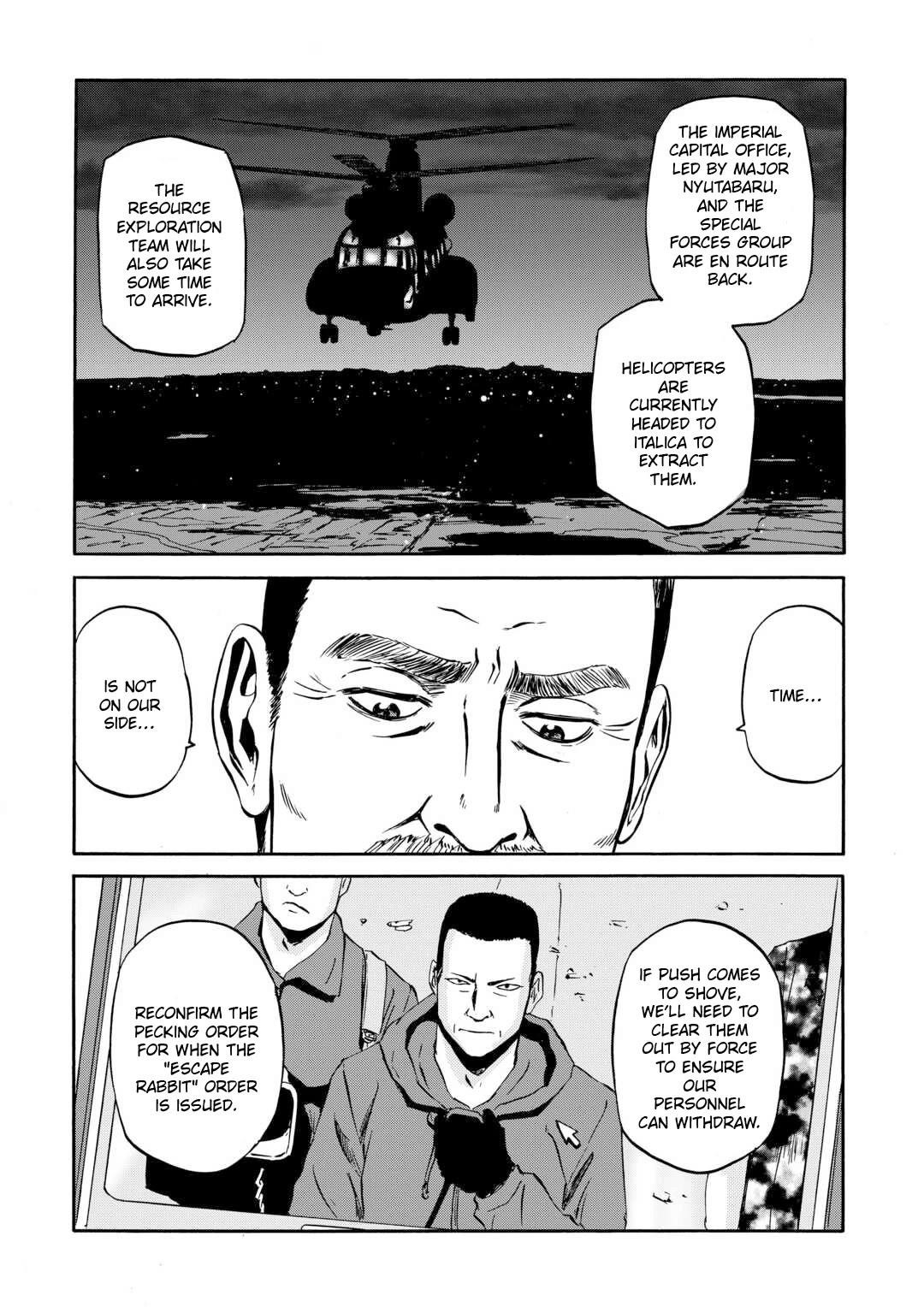Gate – Jietai Kare No Chi Nite, Kaku Tatakeri Chapter 139 - Page 27 in English