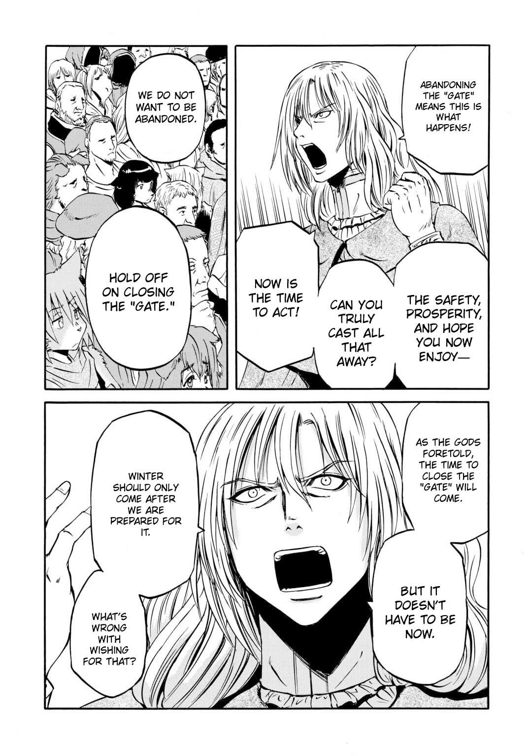 Gate – Jietai Kare No Chi Nite, Kaku Tatakeri Chapter 139 - Page 7 in English